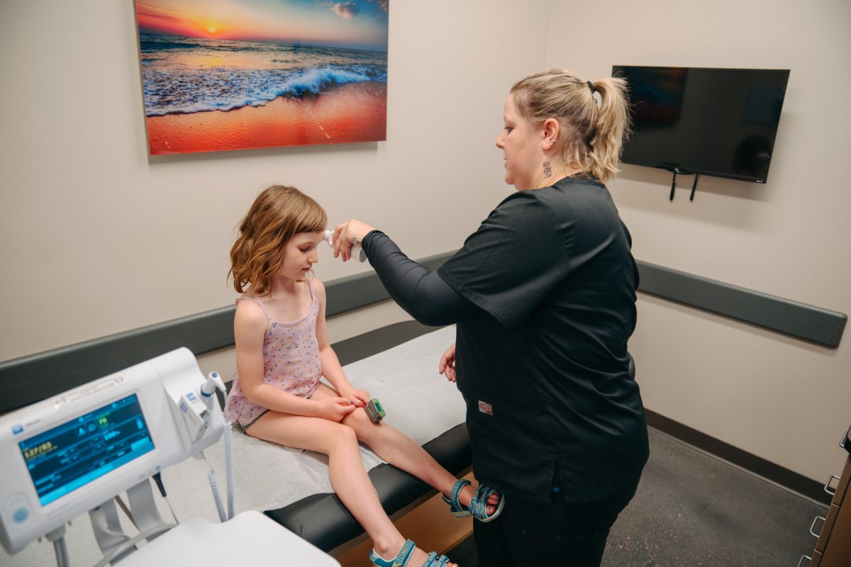 Child at AFC Arvada for RSV