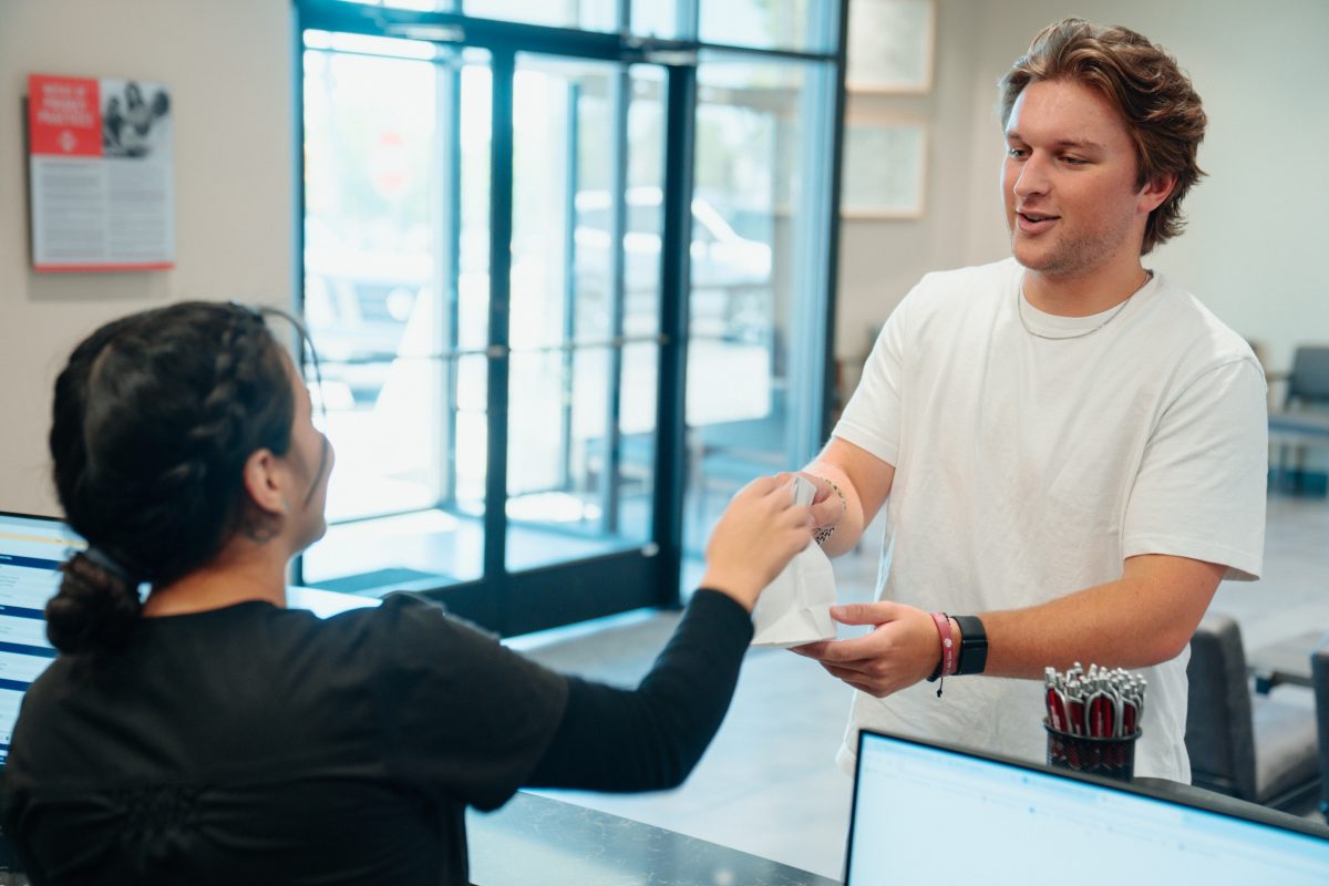 Patient asking questions at AFC Arvada