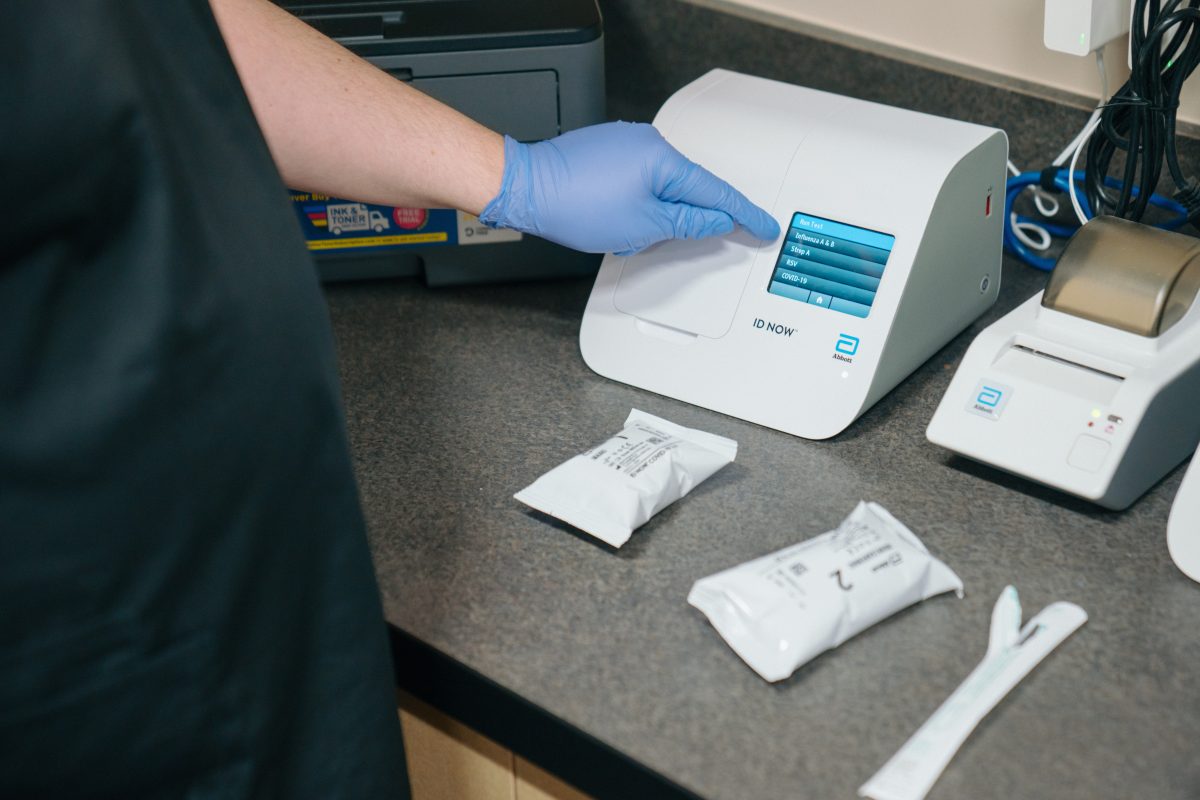 Rapid strep test at AFC Arvada